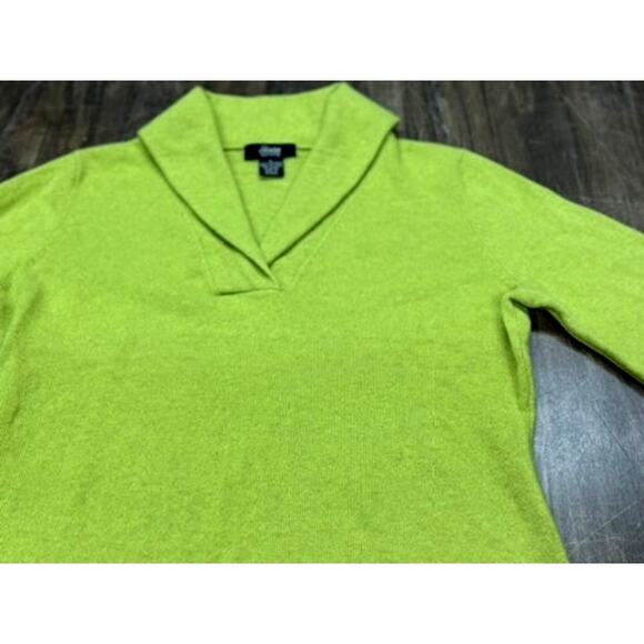 100% Cashmere Sweater, 3/4 Sleeve, V Neck, Beetlejuice , PLZ READ! FINAL SALE - Picture 6 of 15